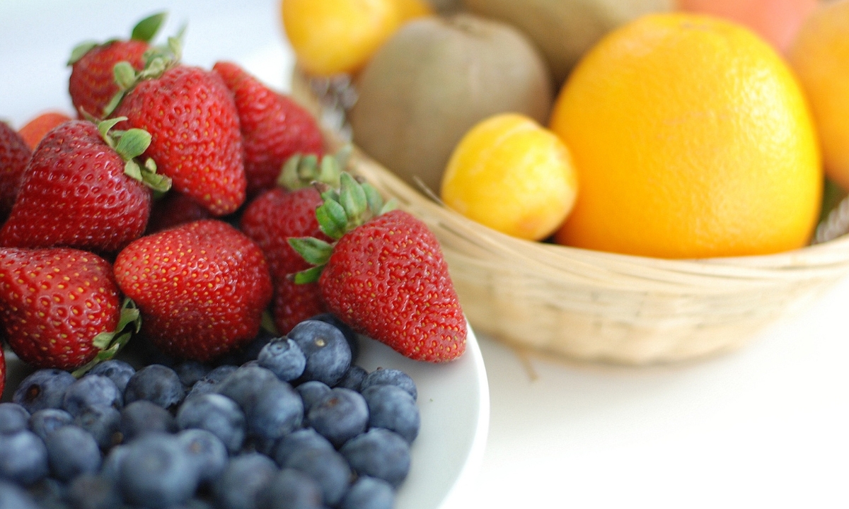 bowls of fruit